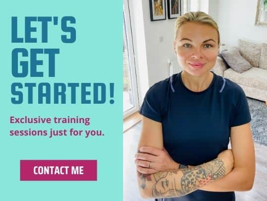 Female personal trainer Justina Training